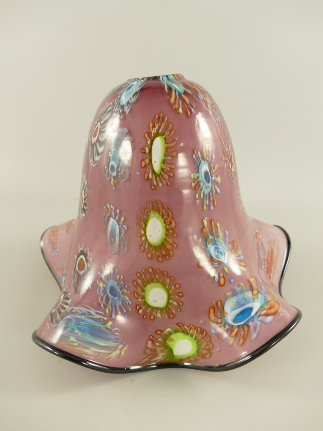 Lampenschirm Glas LILA!! farbe H.23cm Lampenschirm Glas LILA!! farbe H.23cm