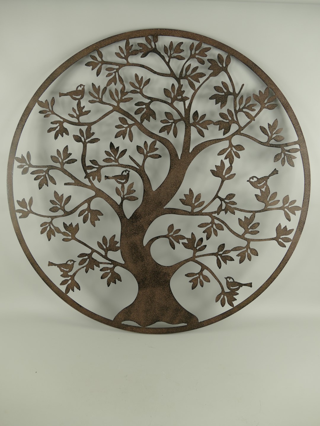 (*)Wand Ornament rustikal Eisen BAUM D.100cm (*)Wand Ornament rustikal Eisen BAUM D.100cm