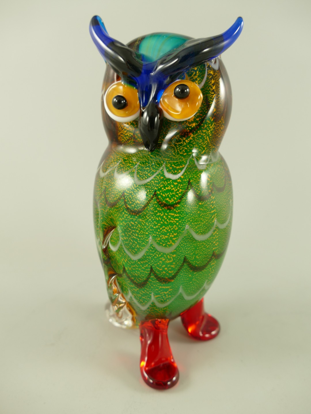 Glas figur Eule H.20x8x9cm