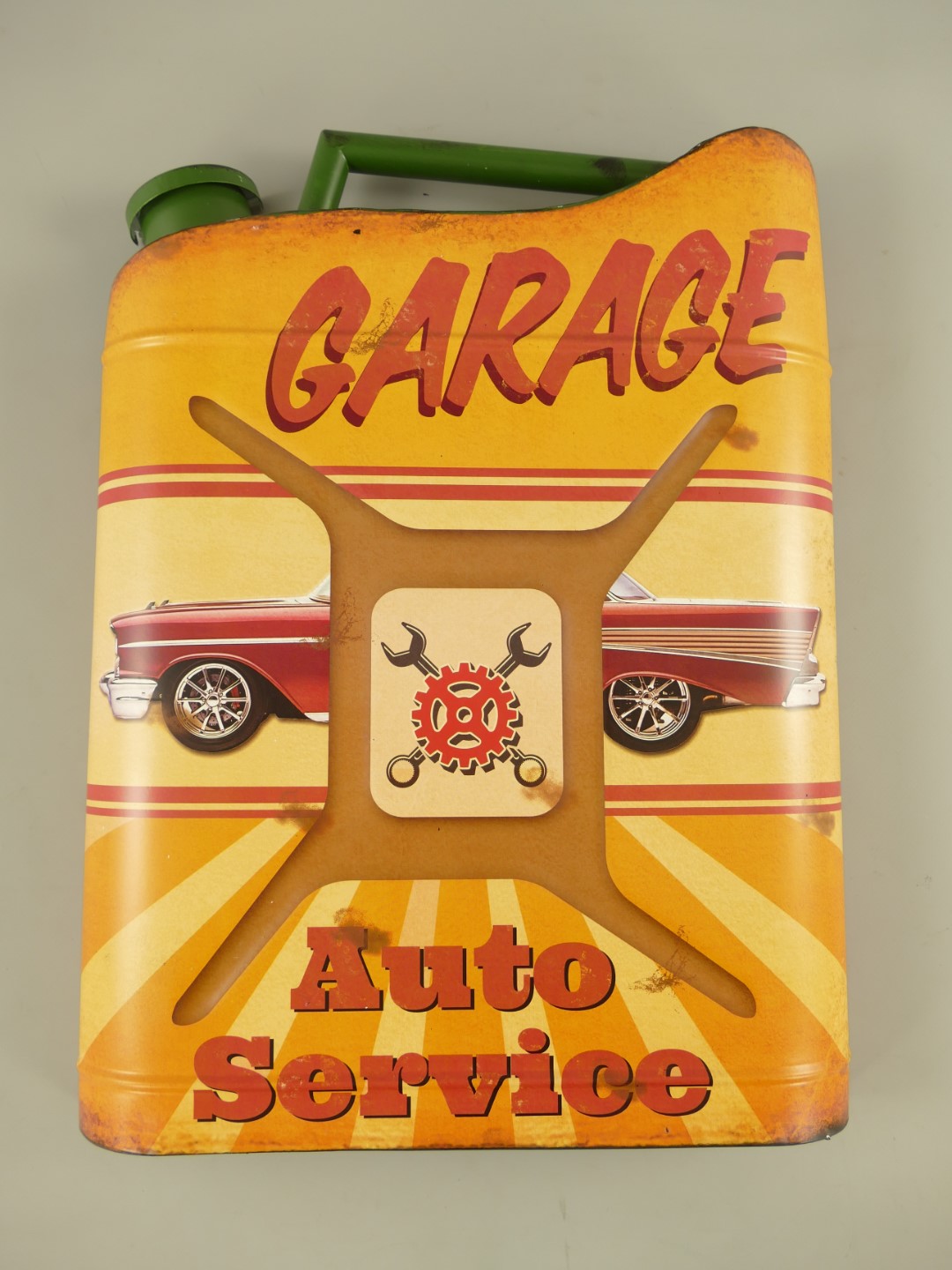 Wandschild(Gestanzt) Kanister Garage H.45cm Wandschild(Gestanzt) Kanister Garage H.45cm