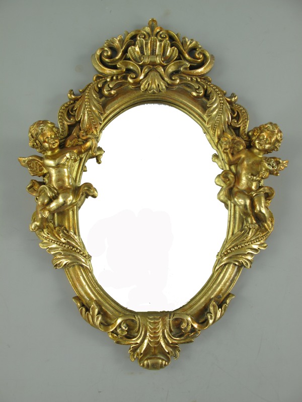Wandspiegel Polystein GOLD H.49x36cm