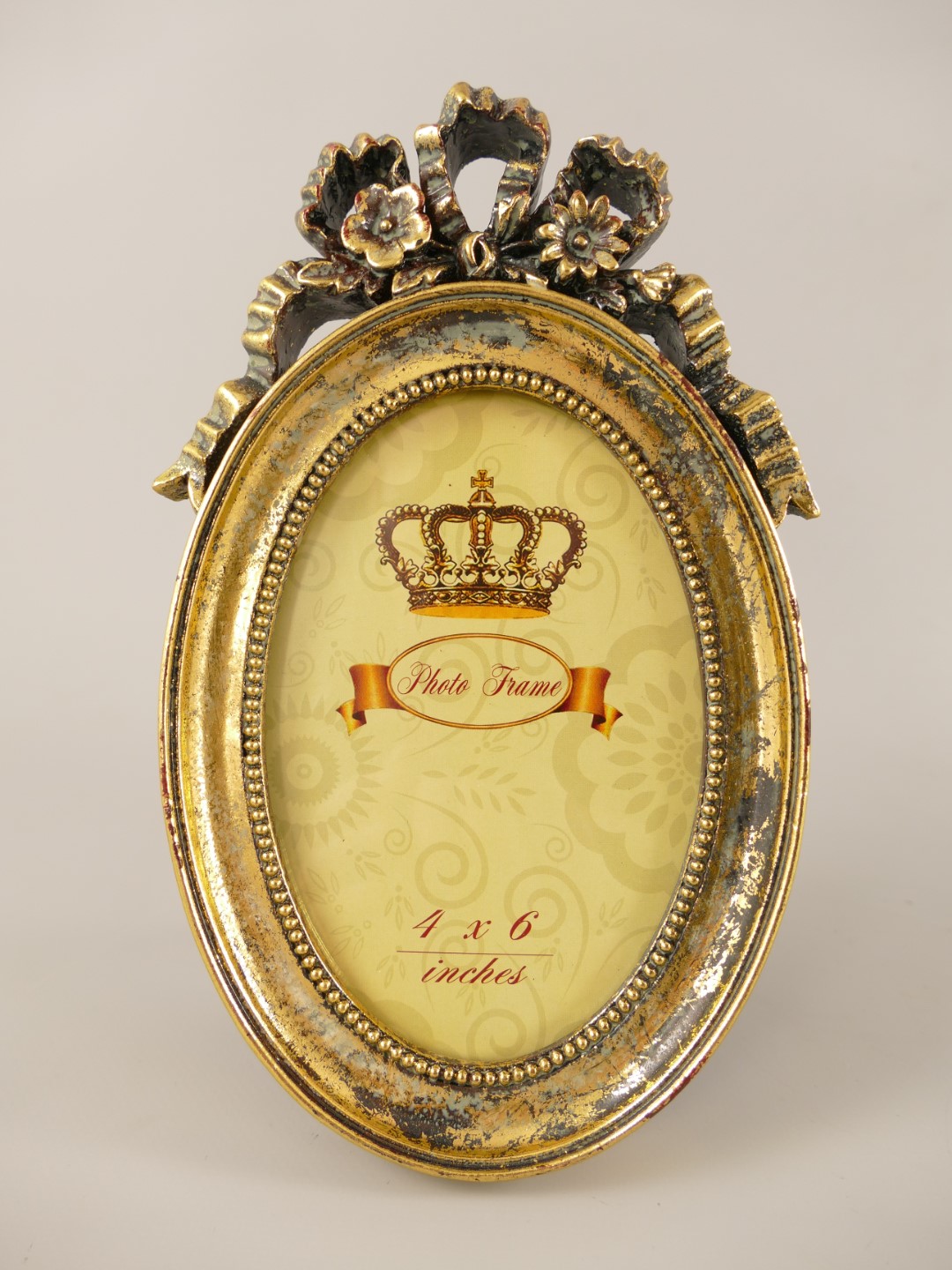 #Bilderrahmen(4x6) Polystein Gold farbig H.23cm #Bilderrahmen(4x6) Polystein Gold farbig H.23cm