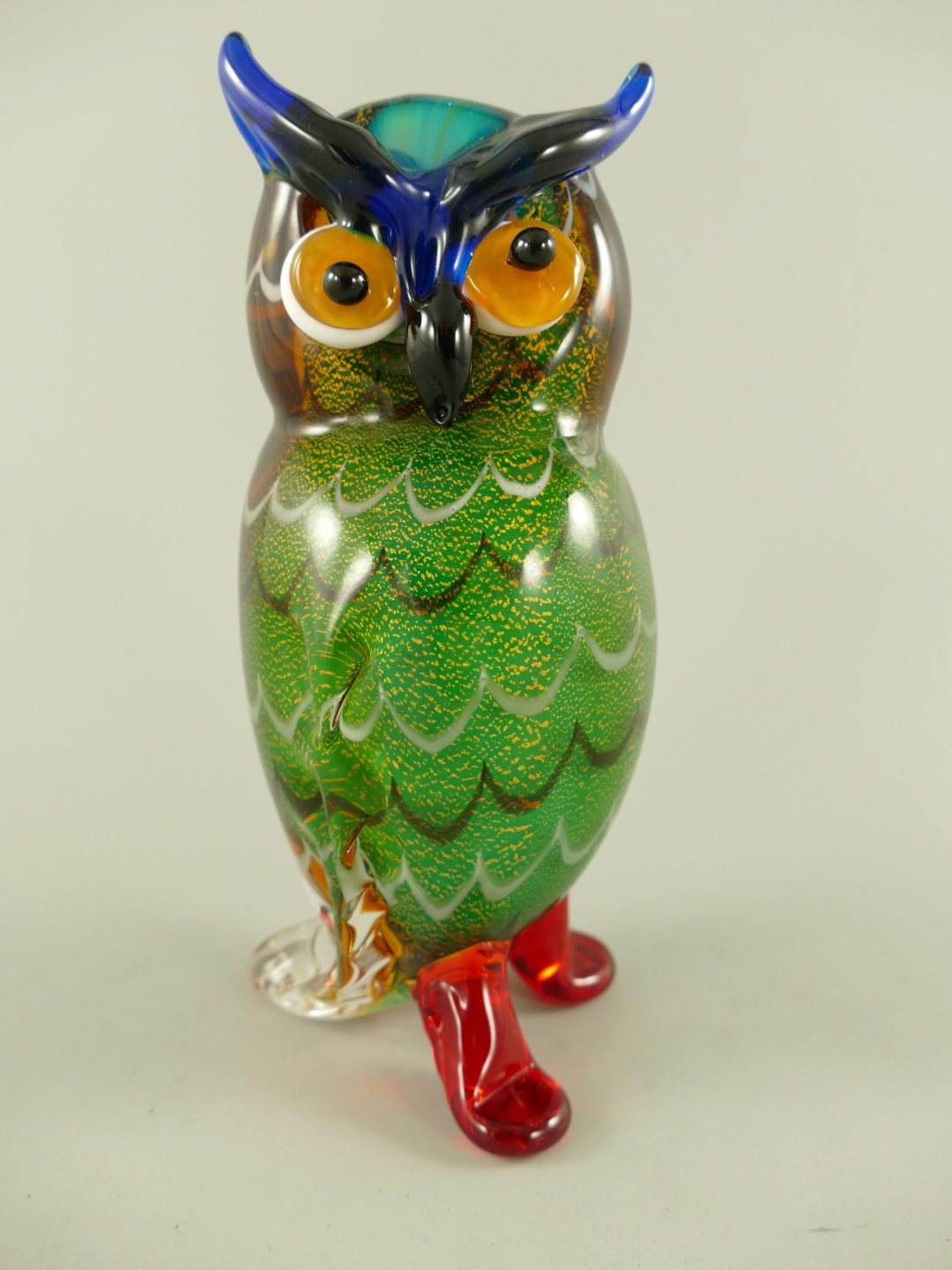 Glas figur Eule H.20x8x9cm