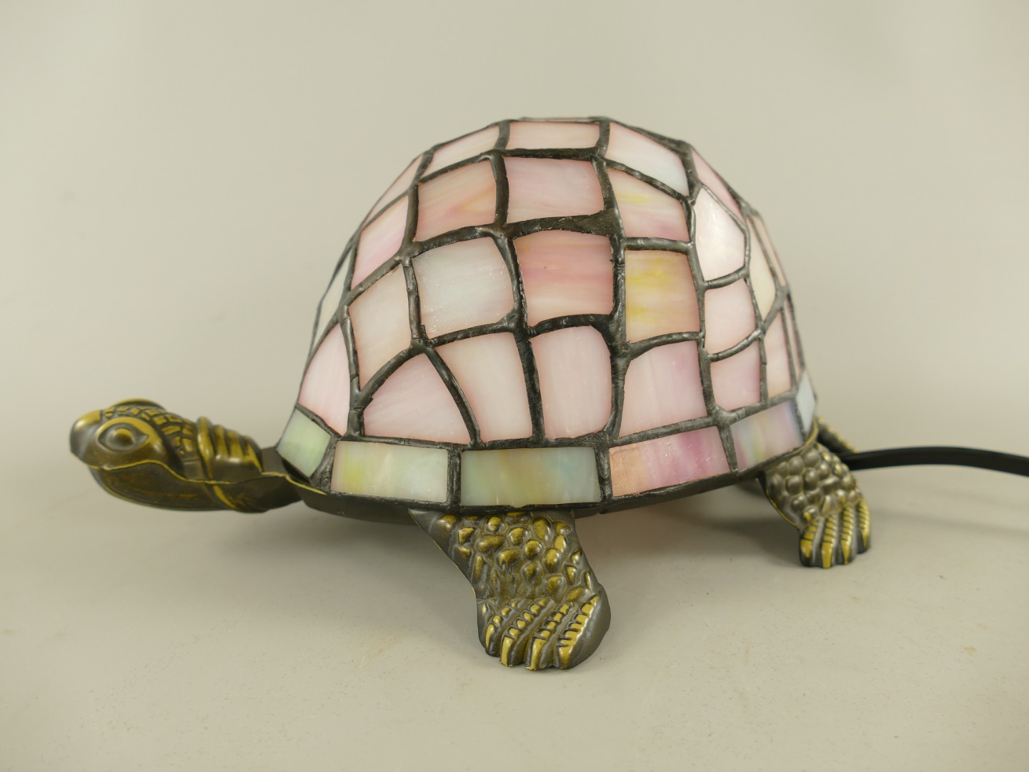 Lampe Tiffany Schildkröte fassung E14 L.22cm Lampe Tiffany Schildkröte fassung E14 L.22cm
