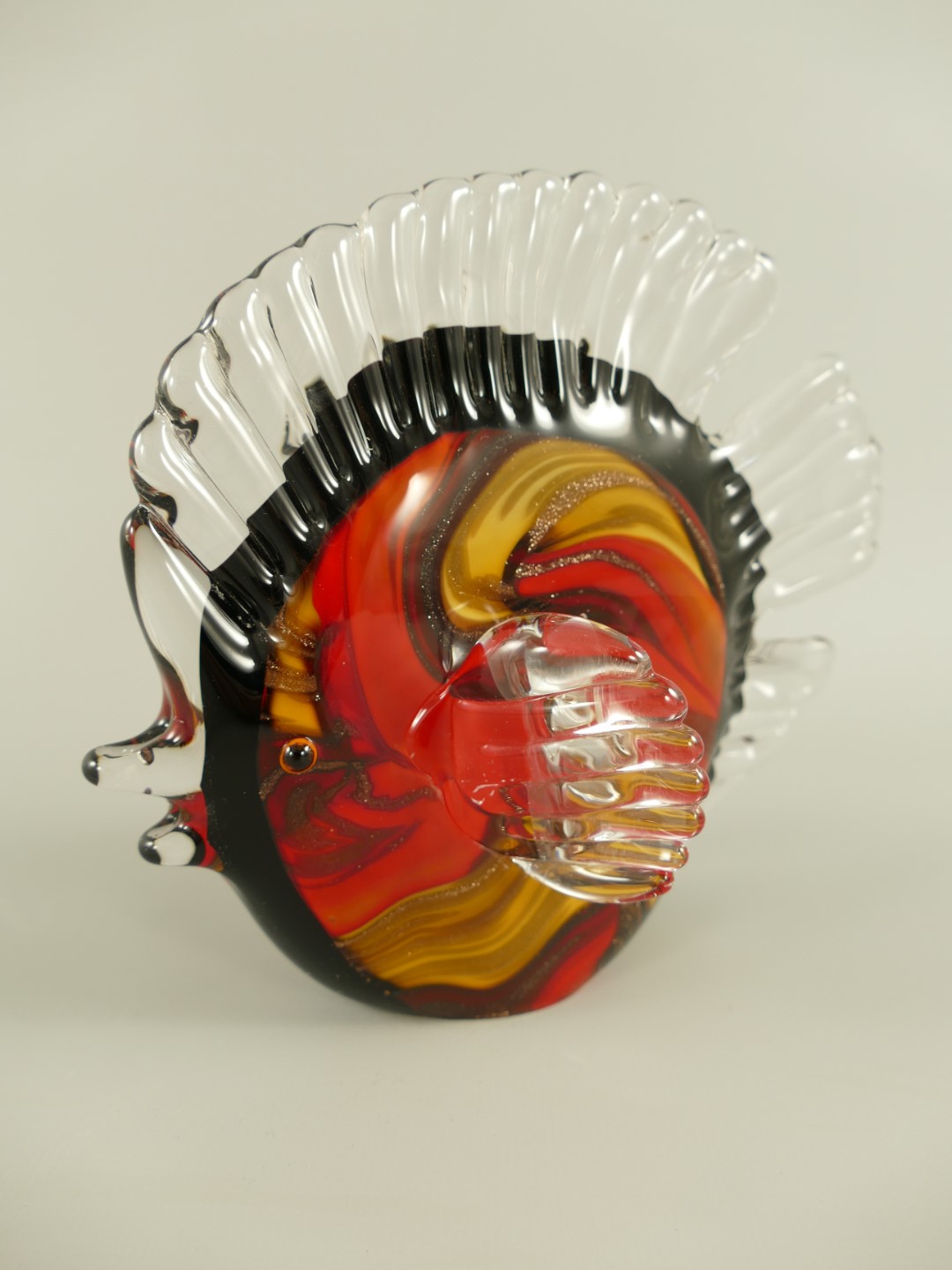 *ANG. Glasfigur Fisch farbe L.17cm *ANG. Glasfigur Fisch farbe L.17cm