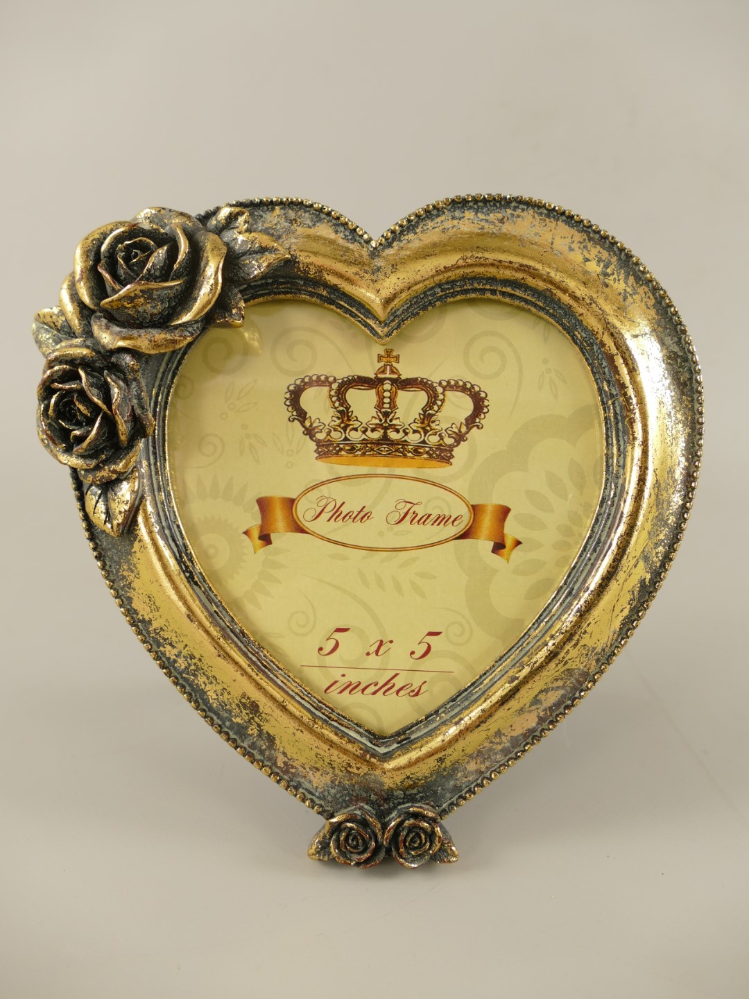 #Bilderrahmen(5x5) Polystein Gold farbig H.18cm #Bilderrahmen(5x5) Polystein Gold farbig H.18cm