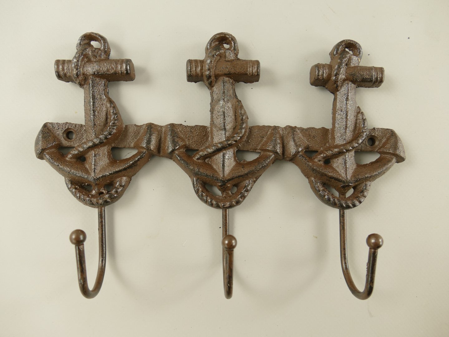 Wandhaken Anker Gußeisen rustikal braun L.23cm Wandhaken Anker Gußeisen rustikal braun L.23cm