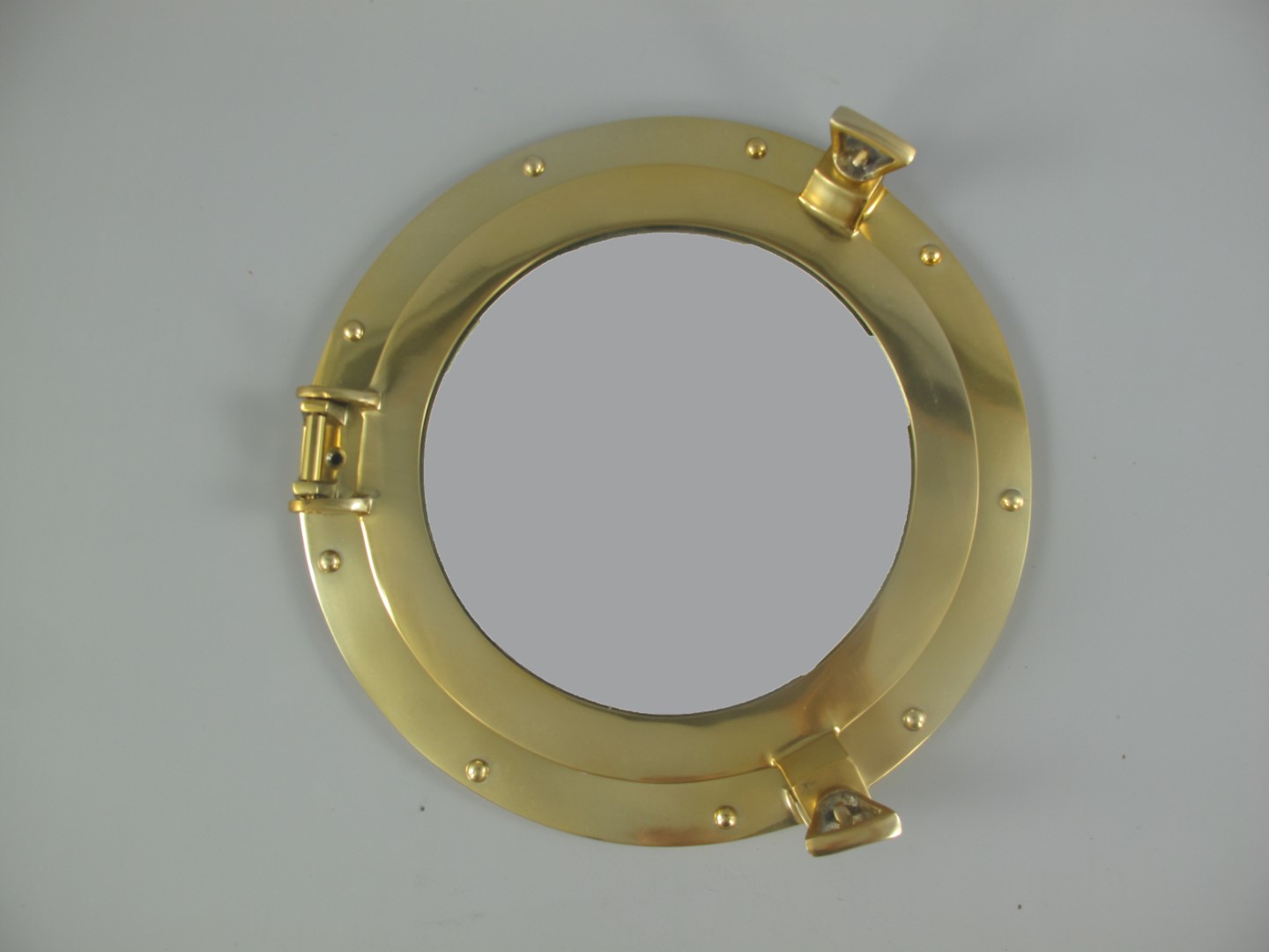 Spiegel ALU Messing(Bullauge) D.29cm Spiegel ALU Messing(Bullauge) D.29cm