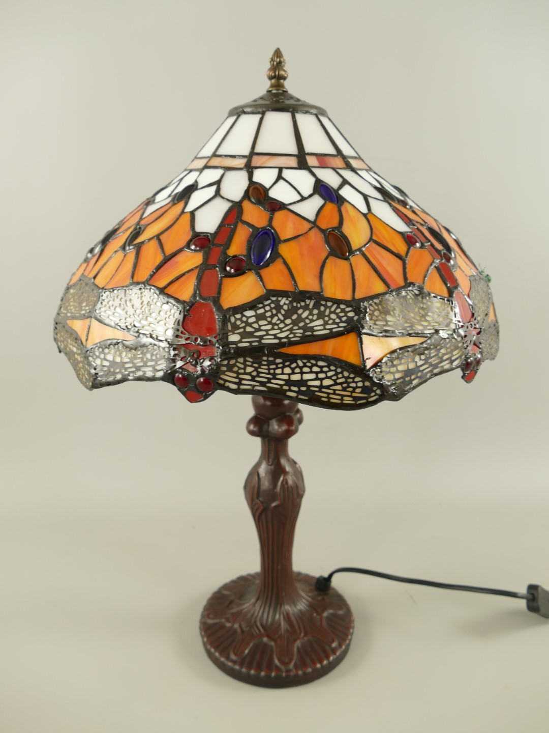 102931a Lampe Tiffany H.54x37cm