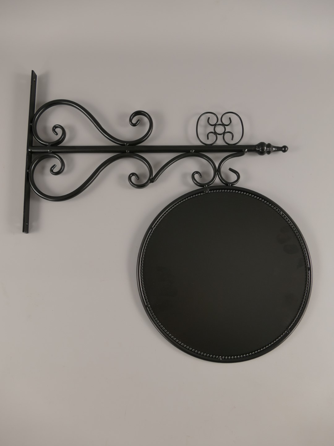 Wandschild Eisen SCHWARZ!! farbig H.51x48cm Wandschild Eisen SCHWARZ!! farbig H.51x48cm