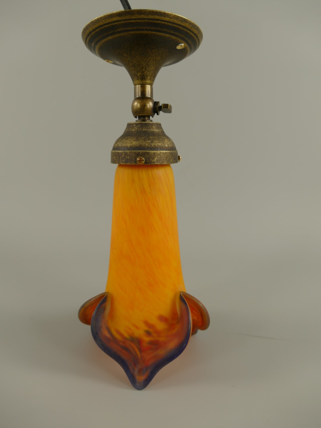 Schirm/Lamp Messing brüniert(162.076B4)H.25cm Schirm/Lamp Messing brüniert(162.076B4)H.25cm
