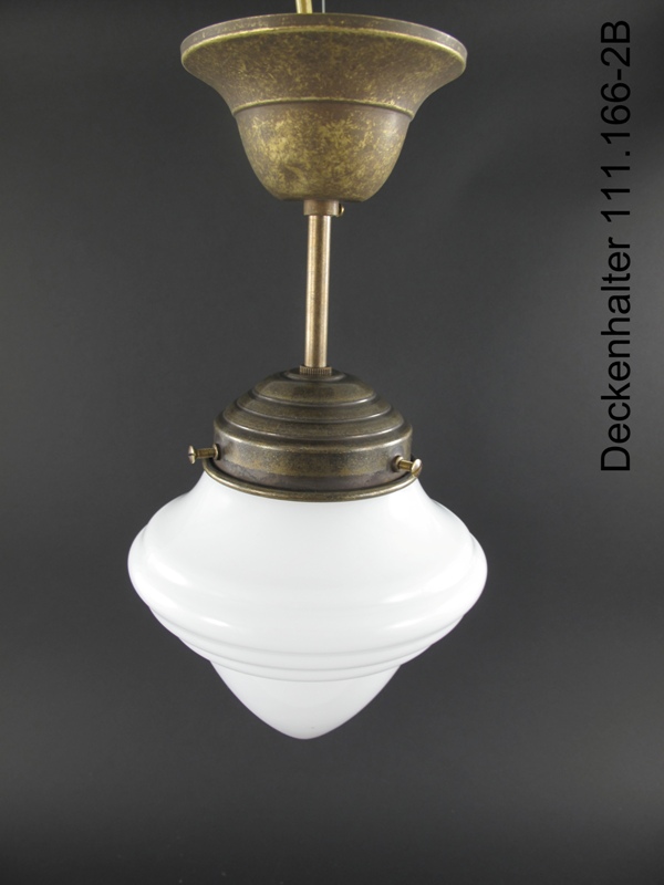 Schirm/Lampe Messing brün. (111.166G2B) H.20cm Schirm/Lampe Messing brün. (111.166G2B) H.20cm