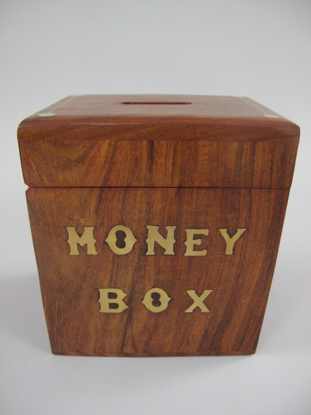 Spardose MONEY BOX Holz/Messing H.12cm Spardose MONEY BOX Holz/Messing H.12cm