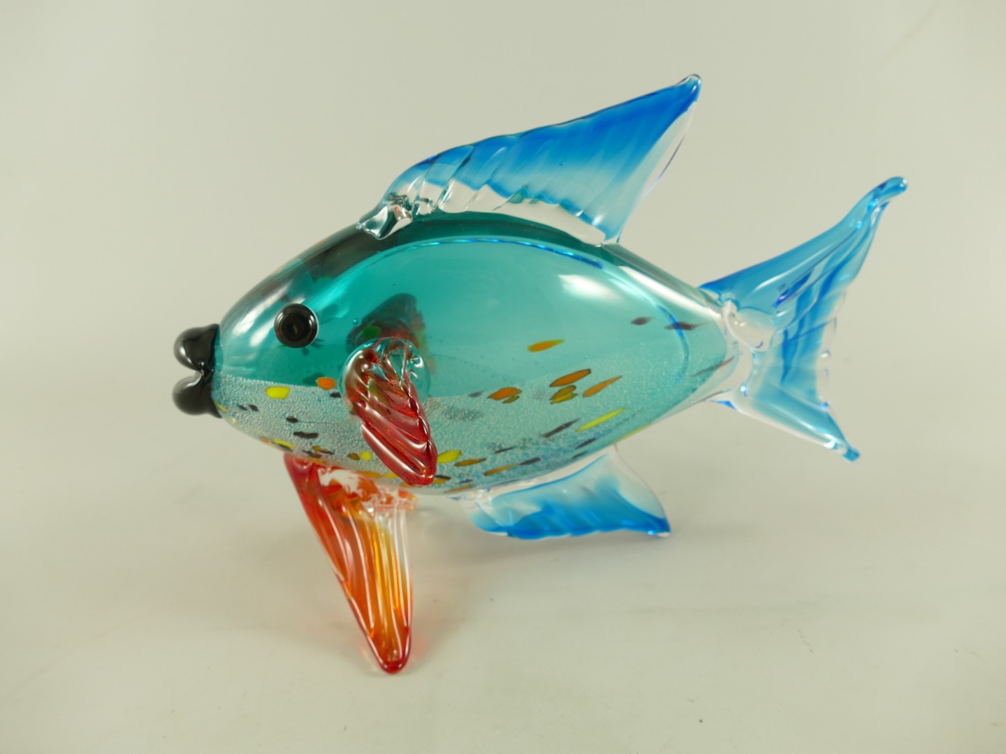 Glas figur Fisch L.30x20x12cm