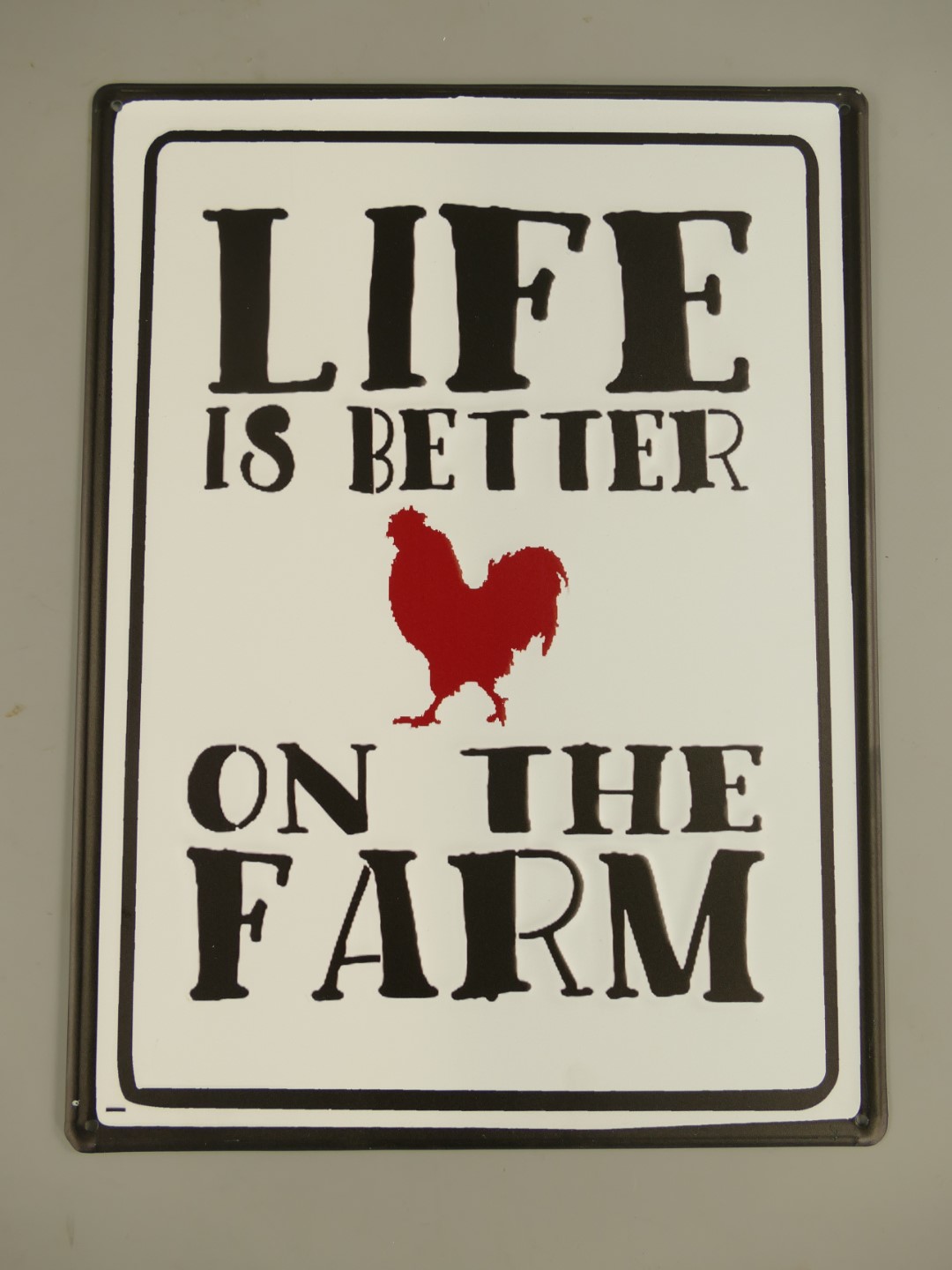 *ANG. WandschildLife is Better On Farm H.40cm *ANG. WandschildLife is Better On Farm H.40cm