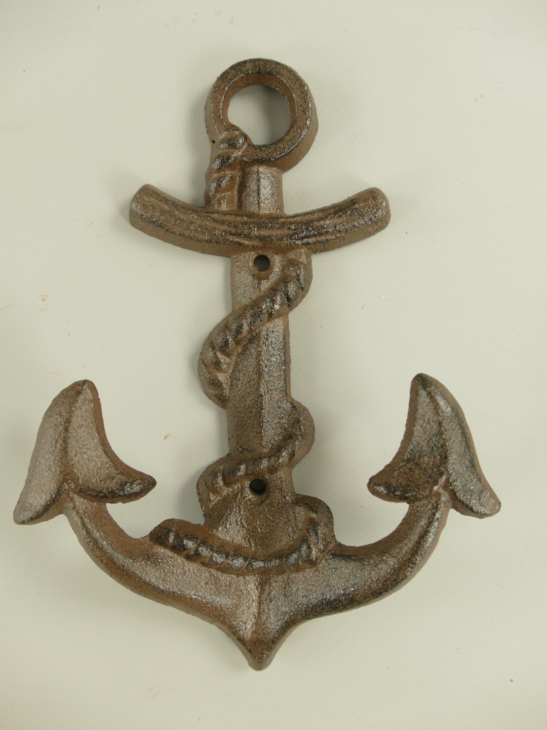 Wandhaken Anker Eisen rustikal braun H.20cm Wandhaken Anker Eisen rustikal braun H.20cm