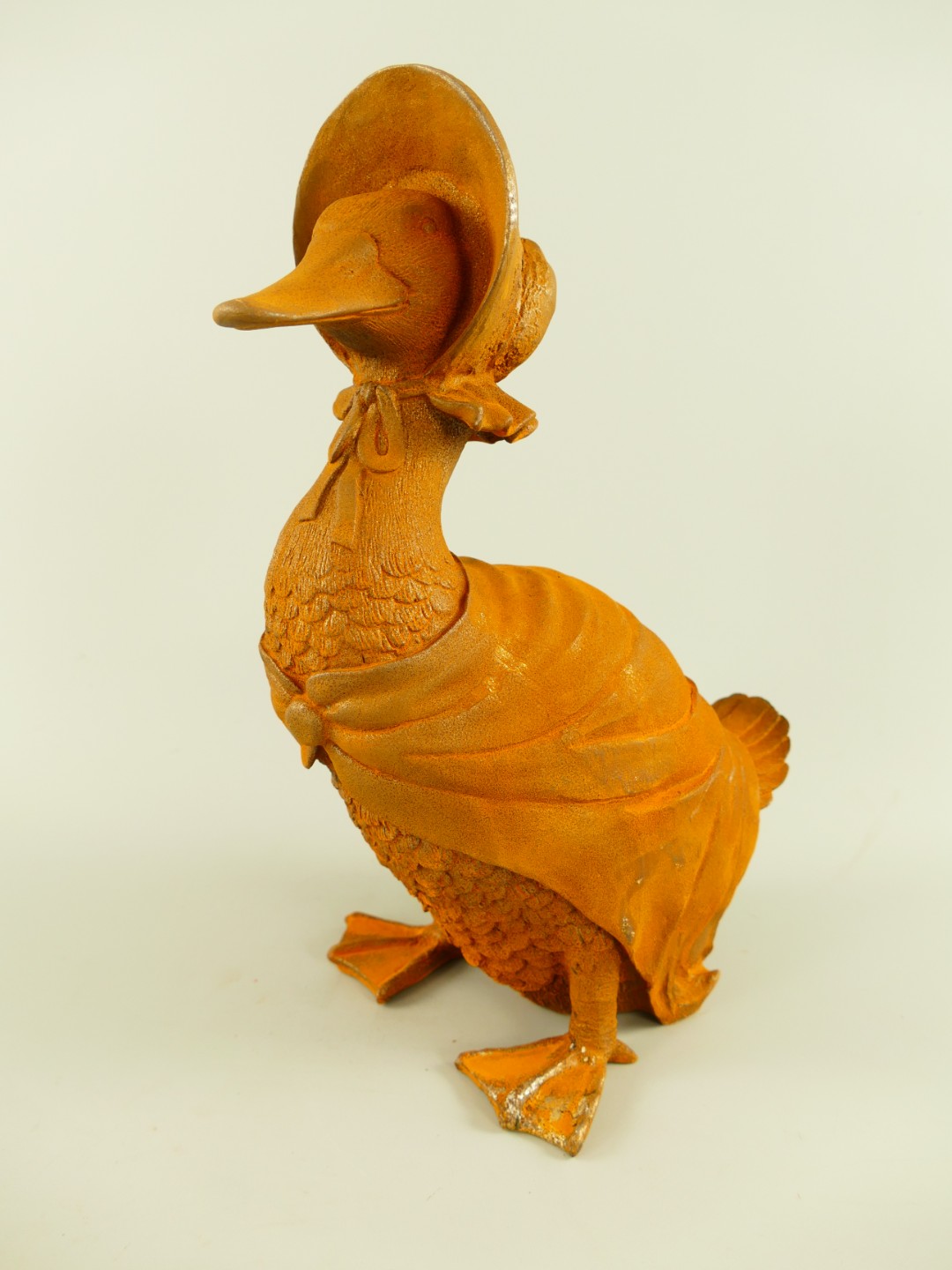 Ente Gußeisen Naturrost Farbig H.36x28x18cm Ente Gußeisen Naturrost Farbig H.36x28x18cm