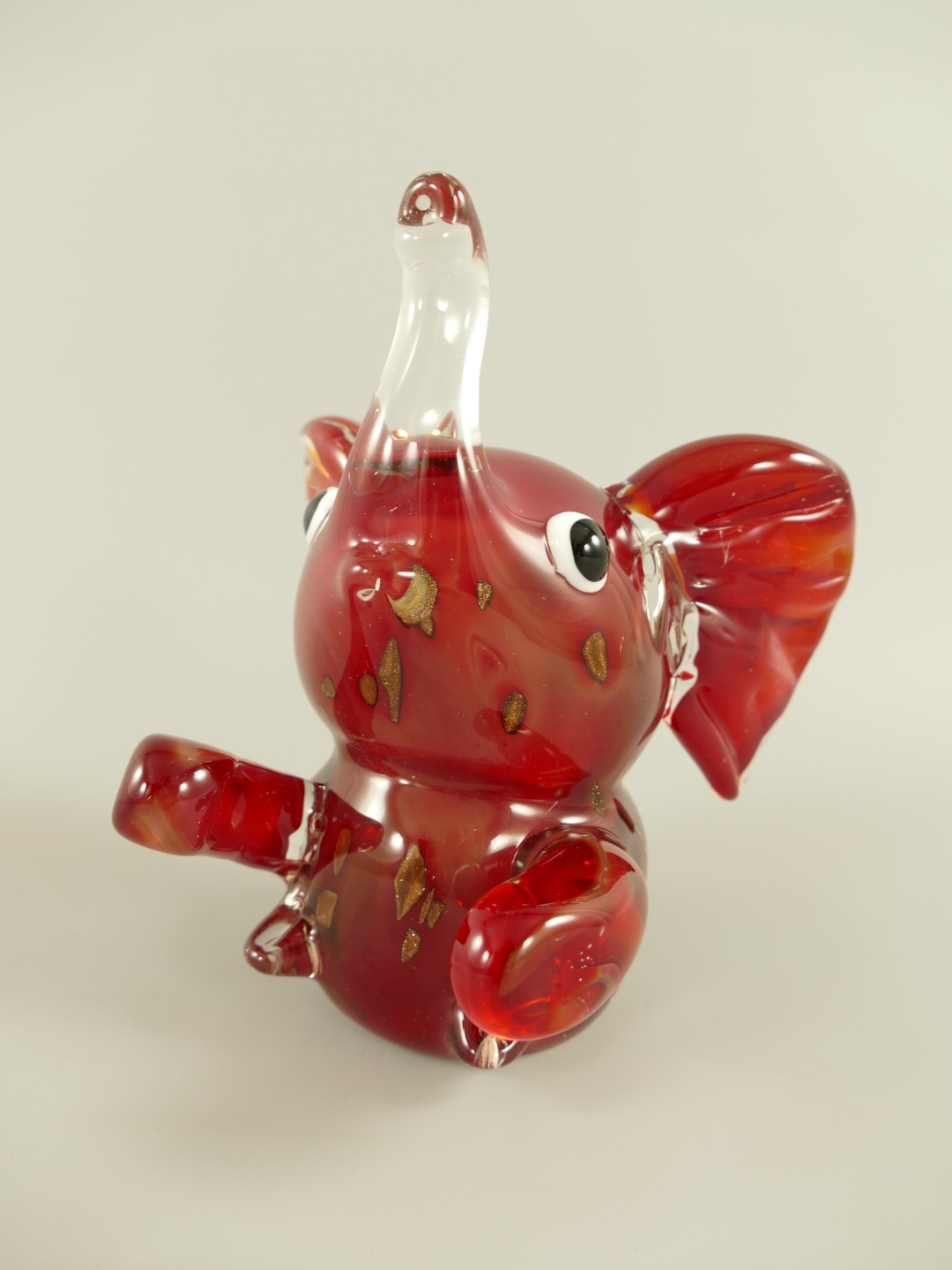 *ANG. Glasfigur Elefant farbe H17cm *ANG. Glasfigur Elefant farbe H17cm