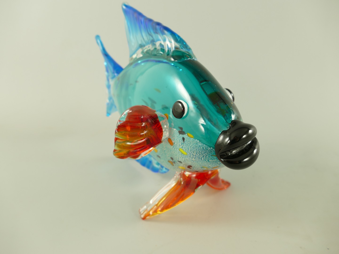 Glas figur Fisch L.30x20x12cm