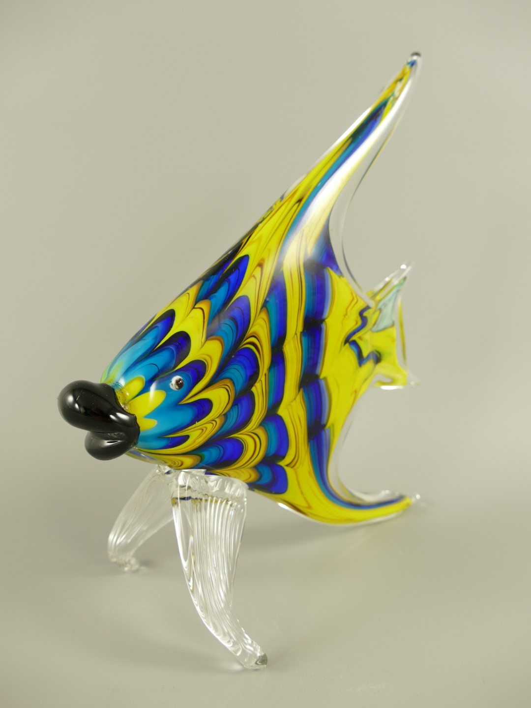 Glasfigur Fisch farbe H.24cm