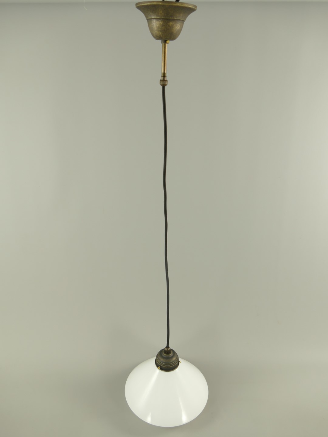 GH(Stofk.)Mes. brüin Schirm(215.100W20) E27-H.98cm