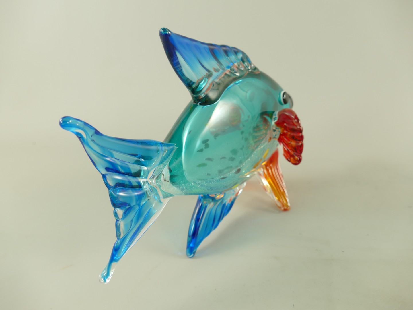Glas figur Fisch L.30x20x12cm