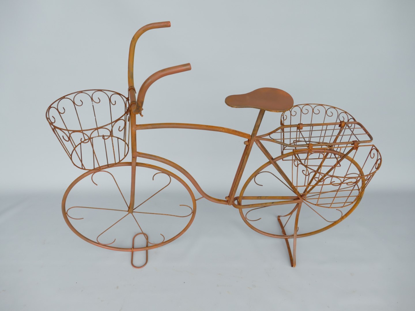 (*S) Blumen FAHRRAD Naturrost Farbig  L.112cm (*S) Blumen FAHRRAD Naturrost Farbig  L.112cm