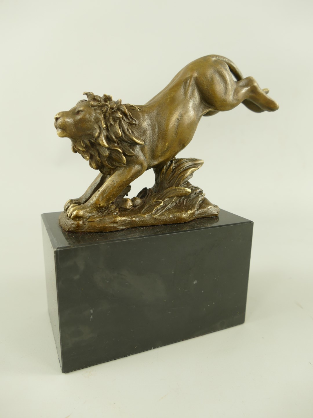 *RAUS*PREIS* Figur Bronze Löwe H.18x16cm