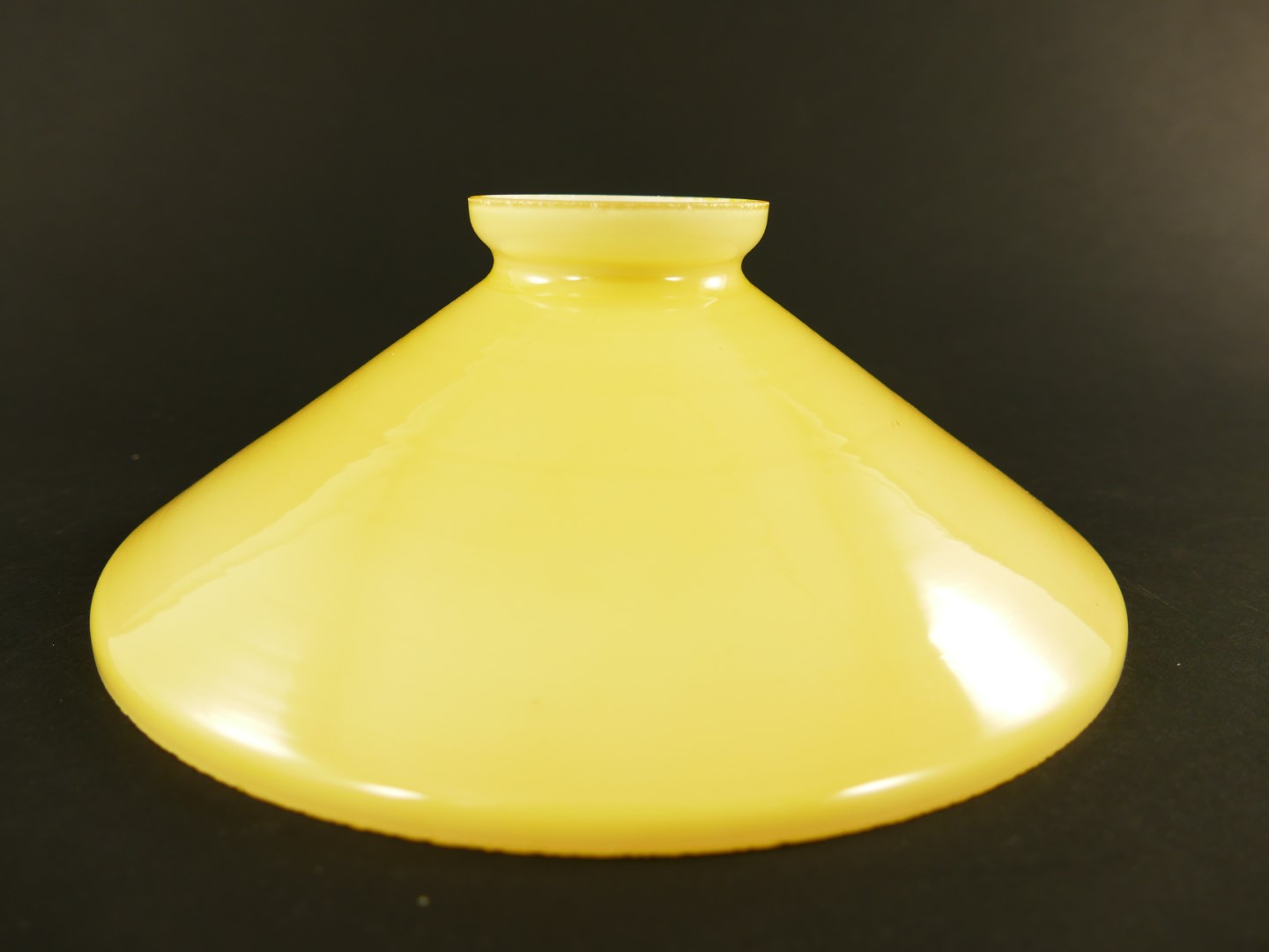 Lampenschirm gelb Gh.6cm D.20cm Lampenschirm gelb Gh.6cm D.20cm