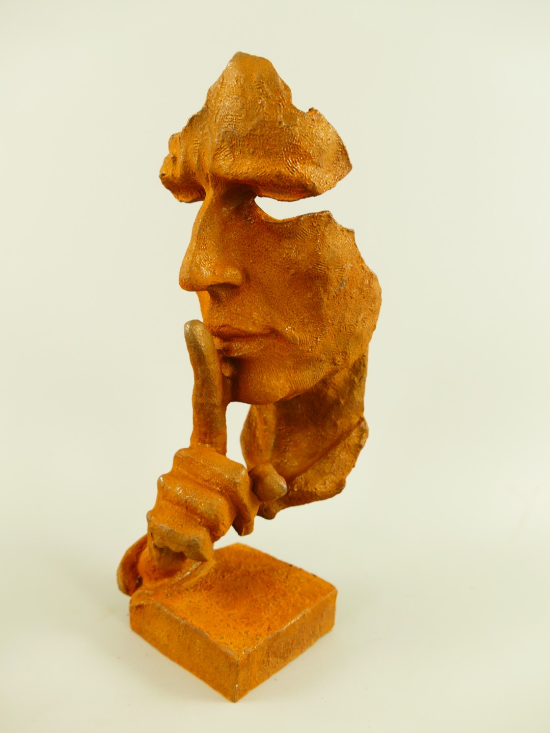 Gesicht Gußeisen Naturrost Farbig H.27x11cm Gesicht Gußeisen Naturrost Farbig H.27x11cm