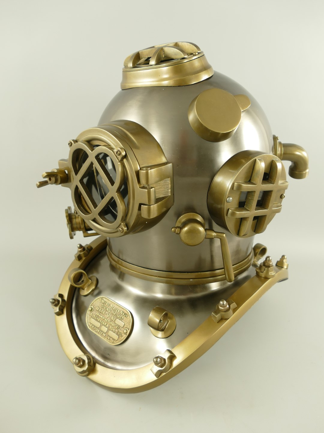 *NT Taucherhelm brüniert H.47x50cm *NT Taucherhelm brüniert H.47x50cm