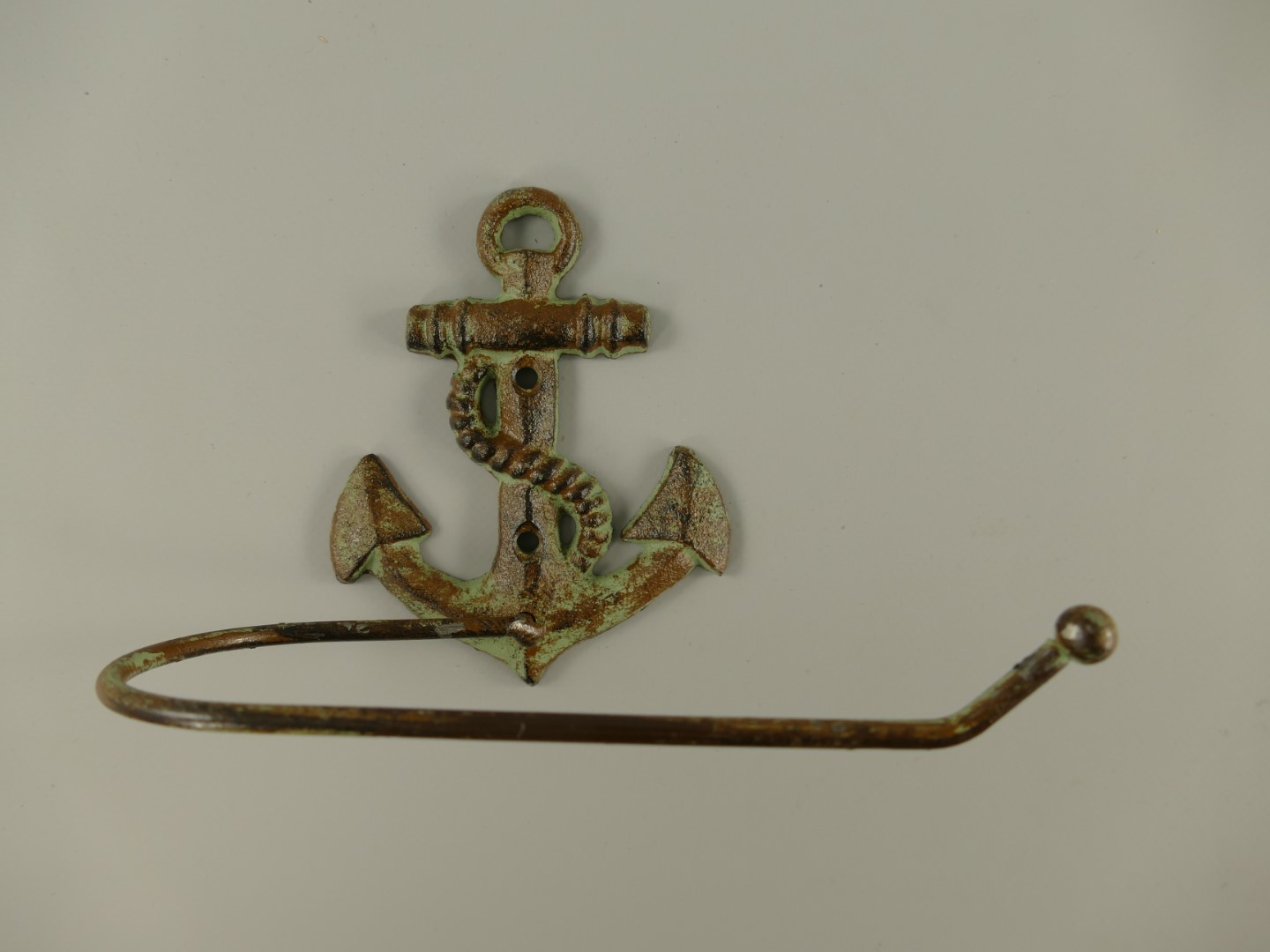 Toilletrolhalter Gußeisen farbig L.17cm Toilletrolhalter Gußeisen farbig L.17cm