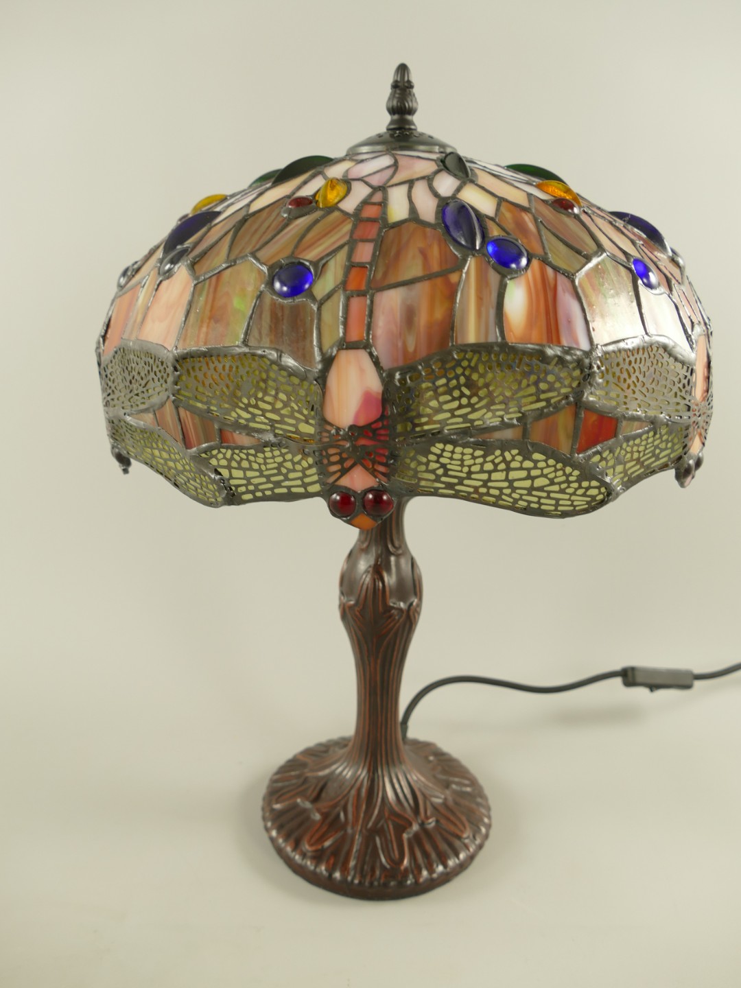 Lampe Tiffany fassung E27 H.46cm