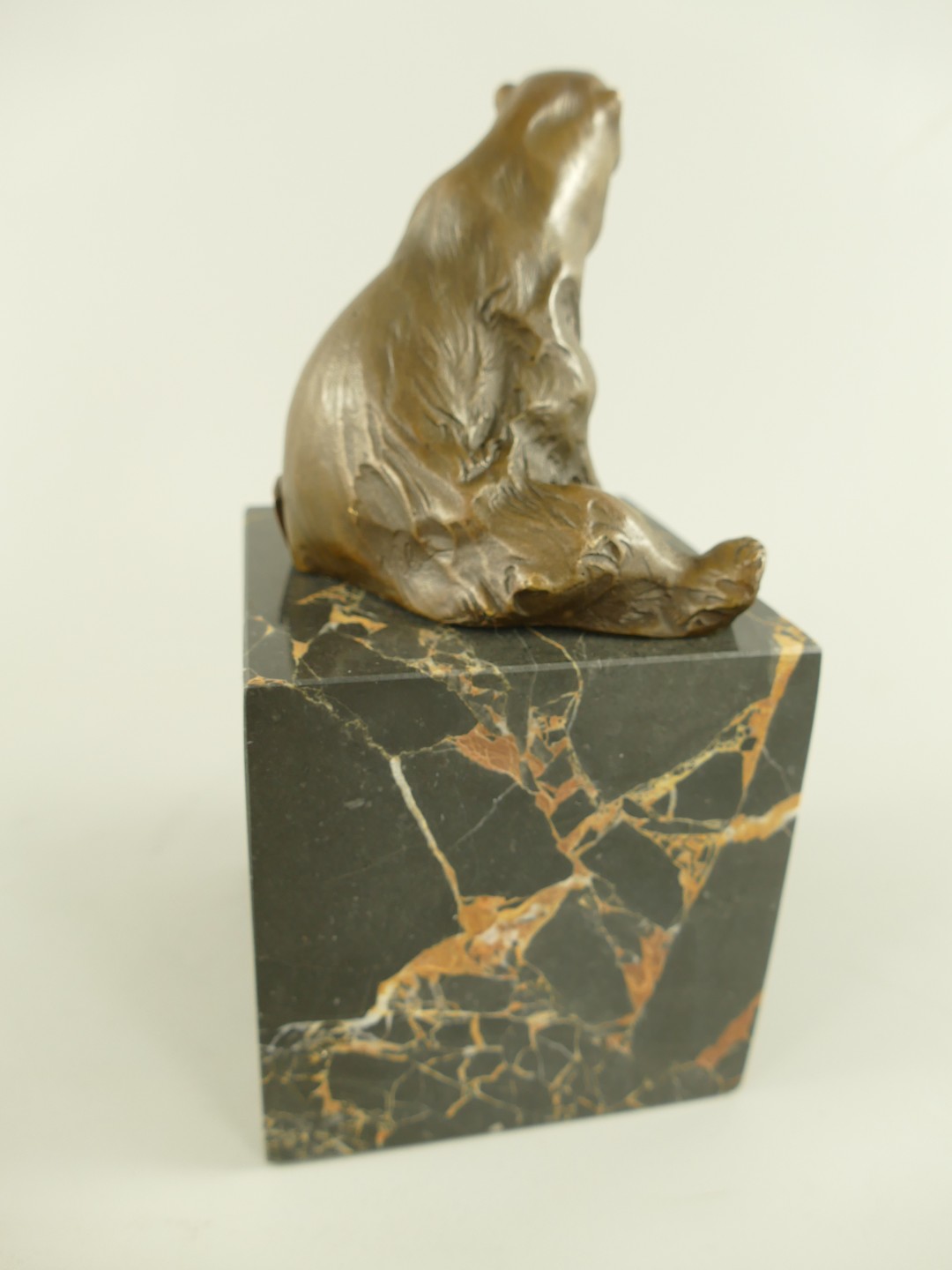 Figur Bronze Eisbär H.20x10x10cm