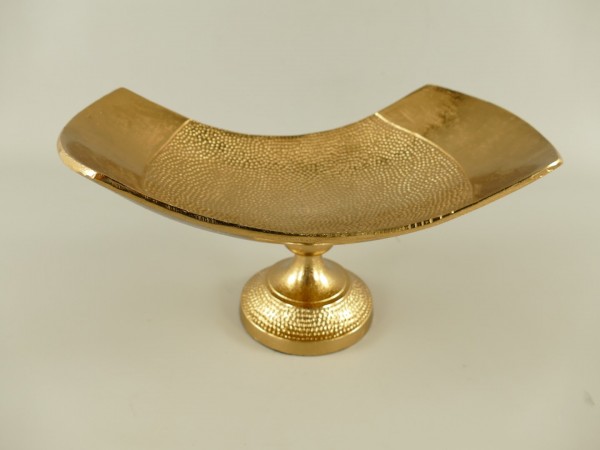 Schale Alu GOLD farbe H.18cm