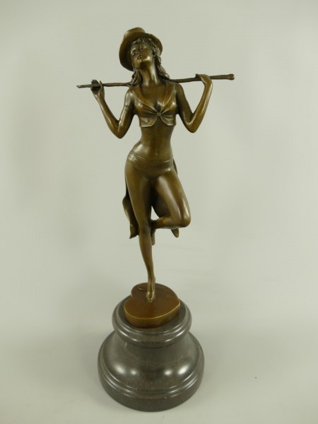 Figur Bronze Frau H.36x15cm