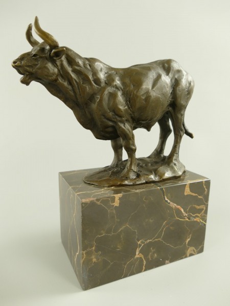 Figur Bronze Bülle H21x18cm