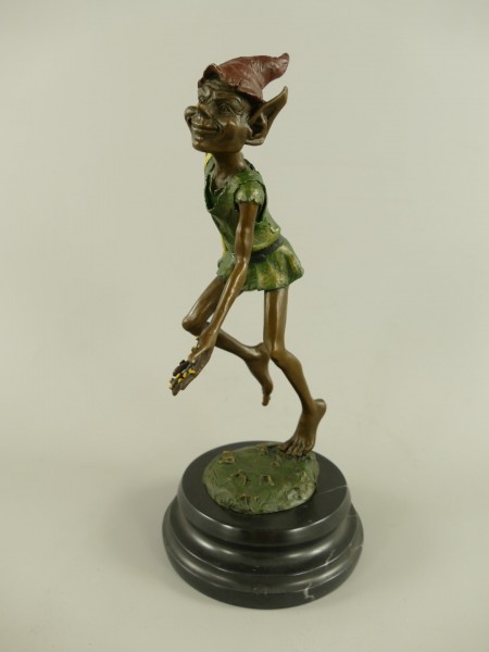 Figur Bronze Kobold H.28x13cm